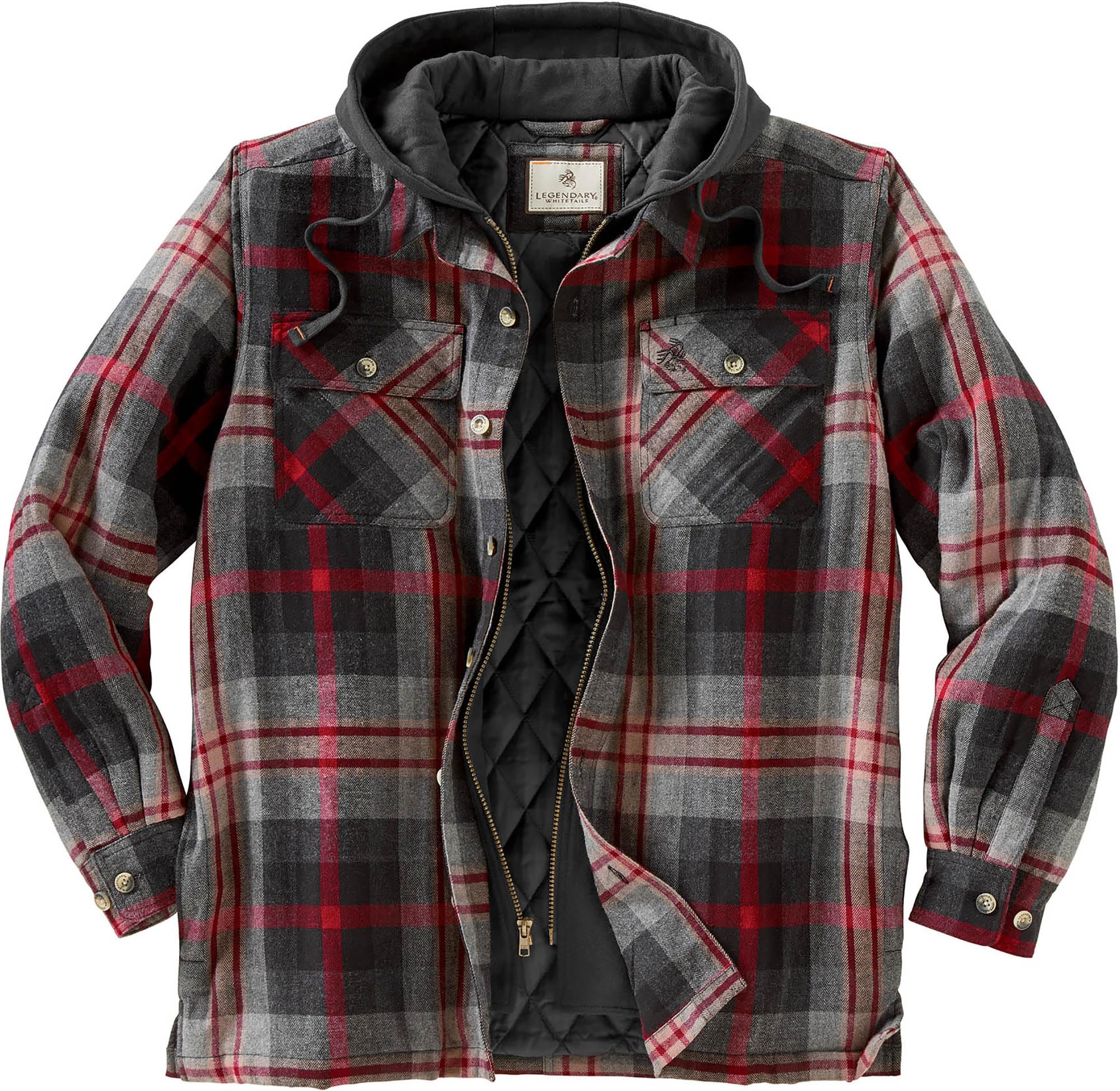 Legendary Whitetails Maplewood Men's Hooded Shirt Jacket