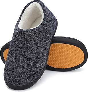 Mishansha Men's Winter House Slippers Warm Slippers Sizes 39-48