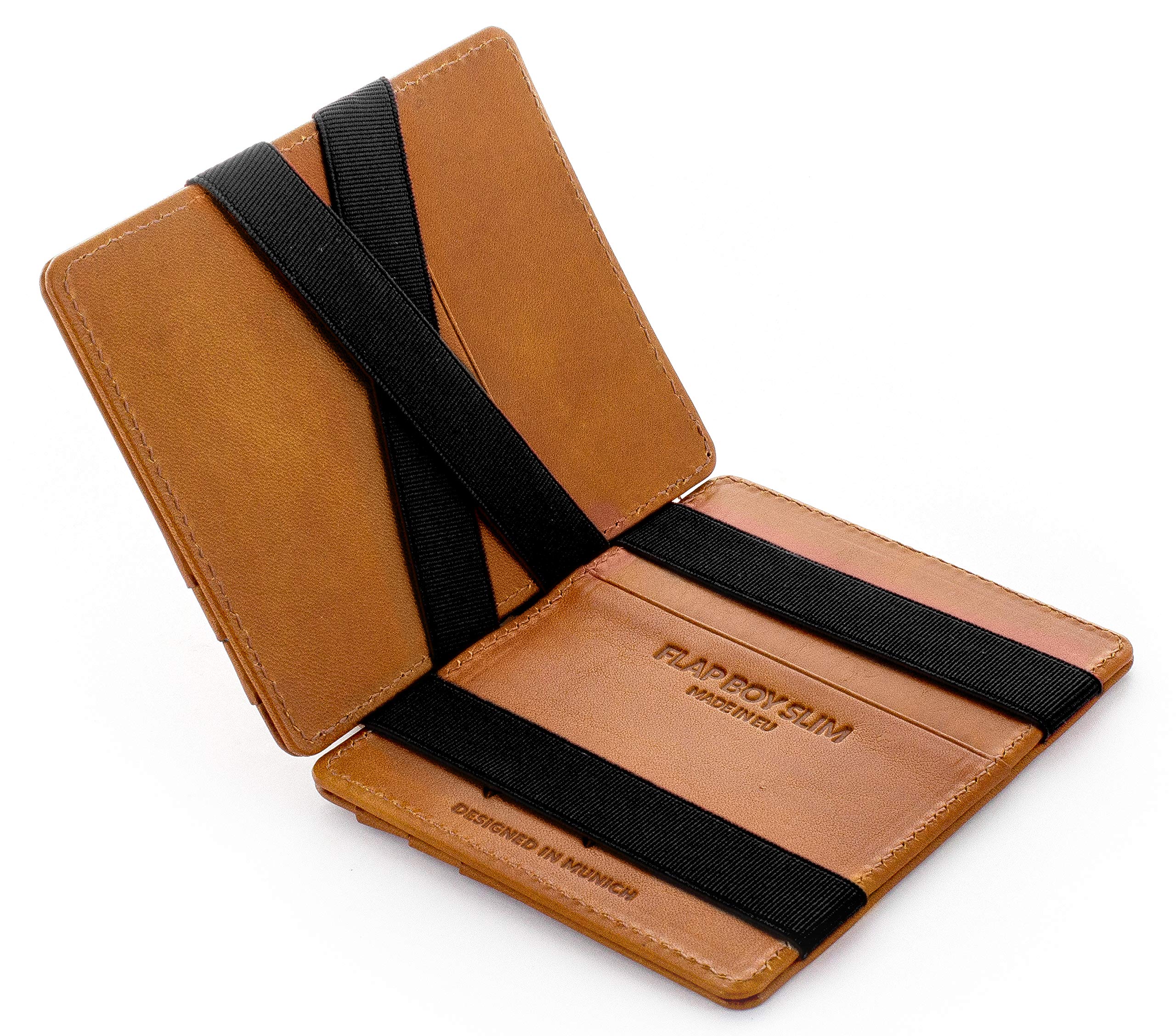 Jaimie Jacobs ® Magic Wallet Flap Boy Slim, The Original, Magic Wallet for Men, 