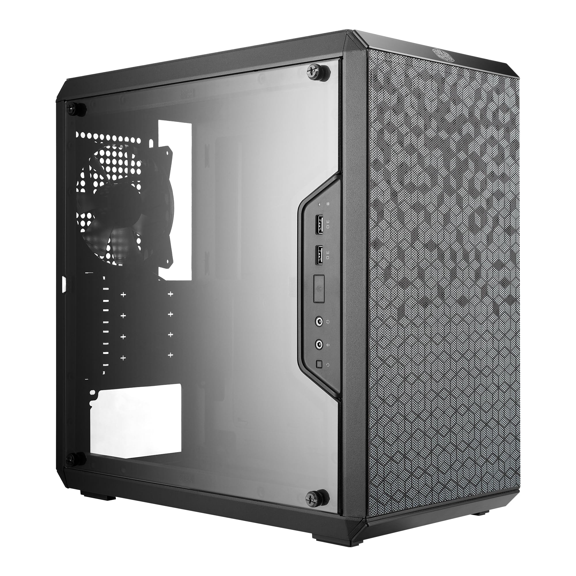 Cooler Master Q300L V1 Micro-ATX PC Case, High Airflow, Transparent Panel | 360m