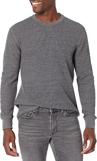 Amazon Essentials Men's Long Sleeve Slim-Fit Waffle Thermal Shirt with Ribbed Trim