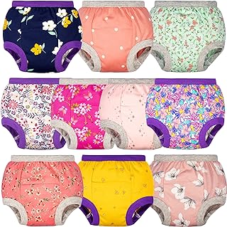 BIG ELEPHANT Toddler Potty Training Underwear, 100% Cotton for Boys & Girls