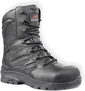 Rock Fall RF4500 Titanium High Top Waterproof Side Zip Safety Boots Size 7.5