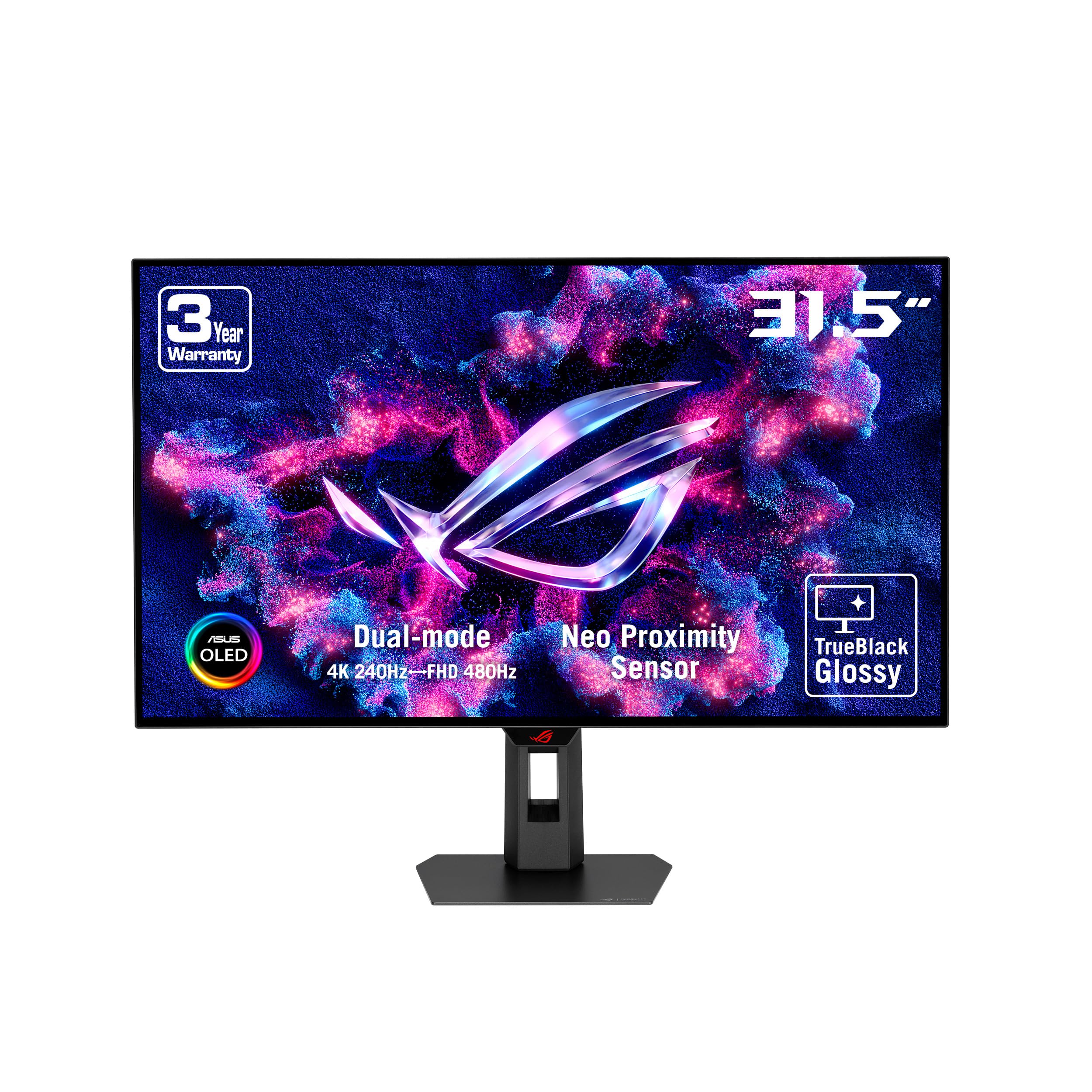 ASUS ROG Strix OLED XG32UCWMG monitor, 32" 4K TrueBlack Glossy, Dual Mode, 4K@24