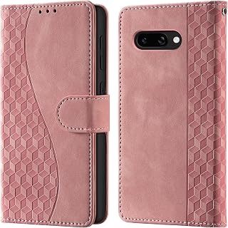 Wallet Flip Case for Google Pixel 9A Leather Pink