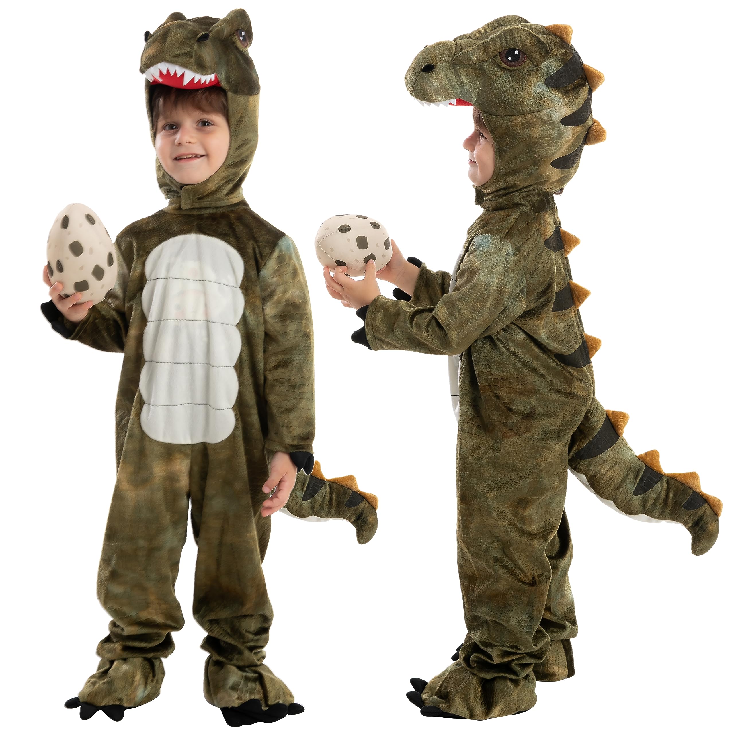 Spooktacular Creations Halloween Realistic T.rex Costume Outfit Dinosaur Jumpsui