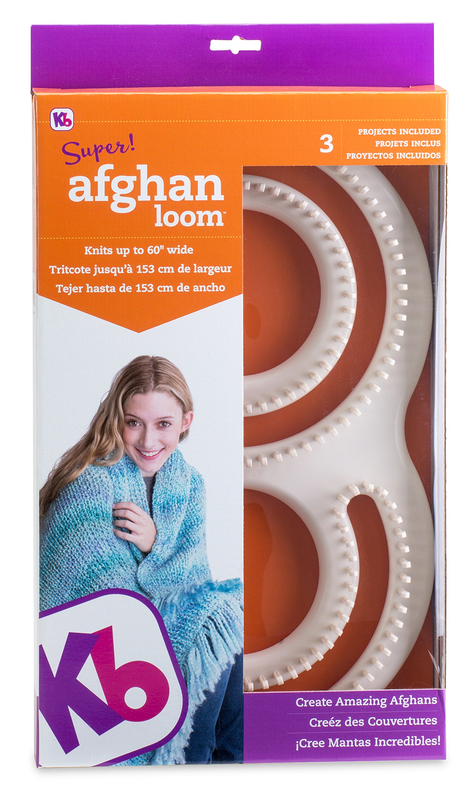 Authentic Knitting Board Afghan Knitting Loom for Blankets, Loom Knitting Blanke