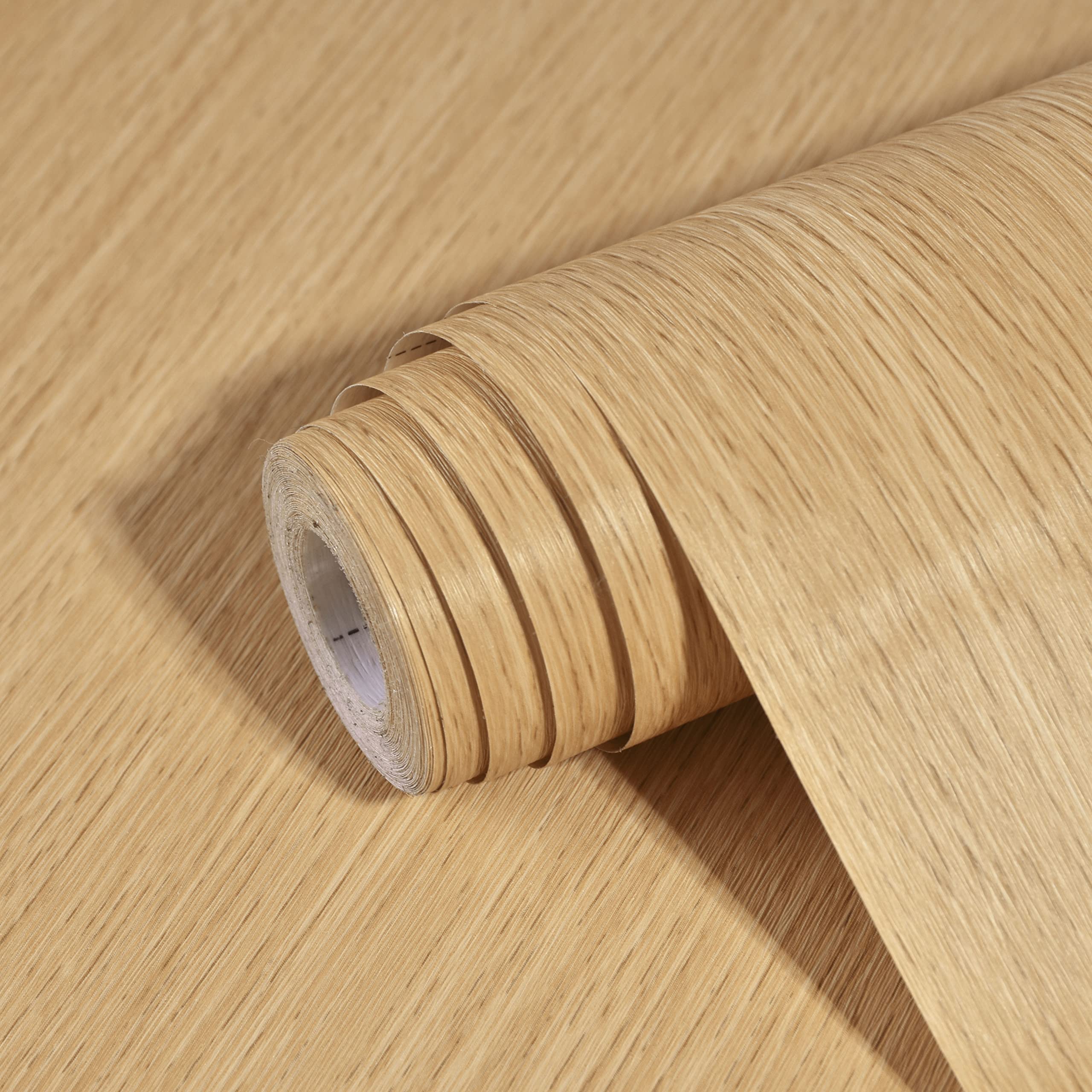 Dzhuywer Oak Wood Contact Paper, 15.7" x 118" Peel and Stick Self-Adhesive Remov