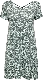 Only Women's Onlbera Back Lace Up S/S Dress Jrs Noos Dress
