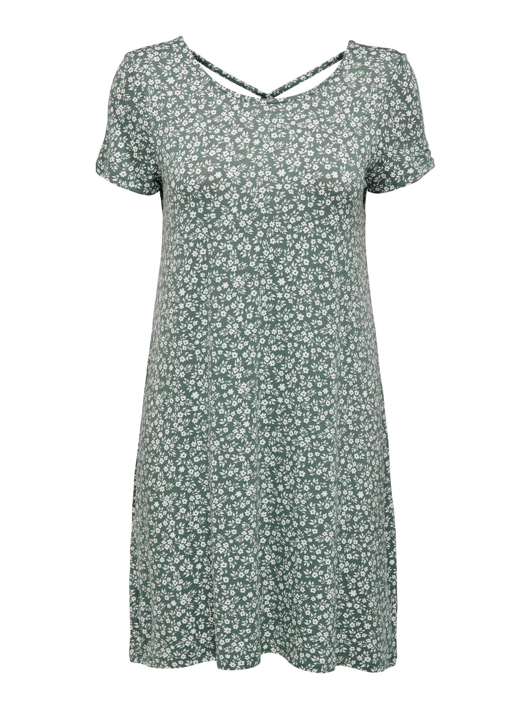 Only Women's Onlbera Back Lace Up S/S Dress Jrs Noos Dress