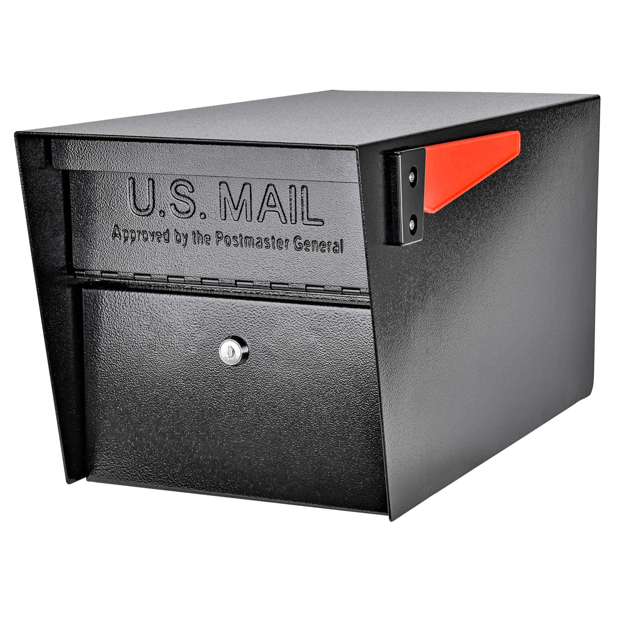 Mail Boss Mail Manager Modern Locking Post Mount Mailbox, USPS Approved | Patent