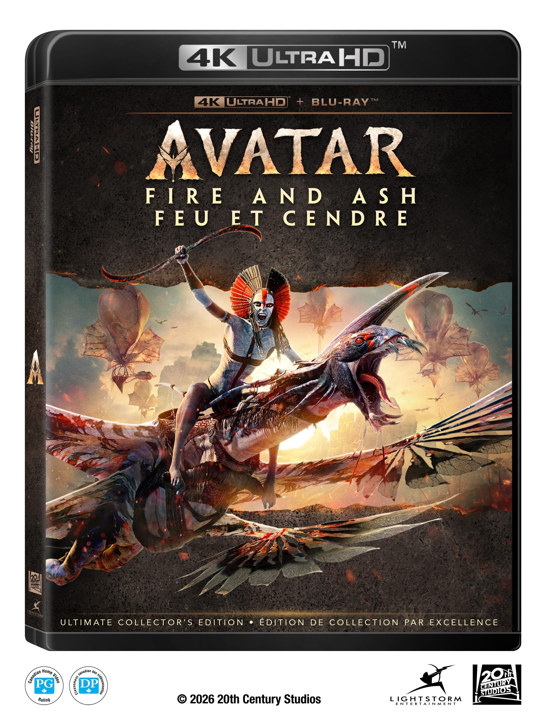 Avatar: Fire And Ash (3 Disc) - Bilingual - UHD/BD Combo + Bonus Disc [Blu-ray]