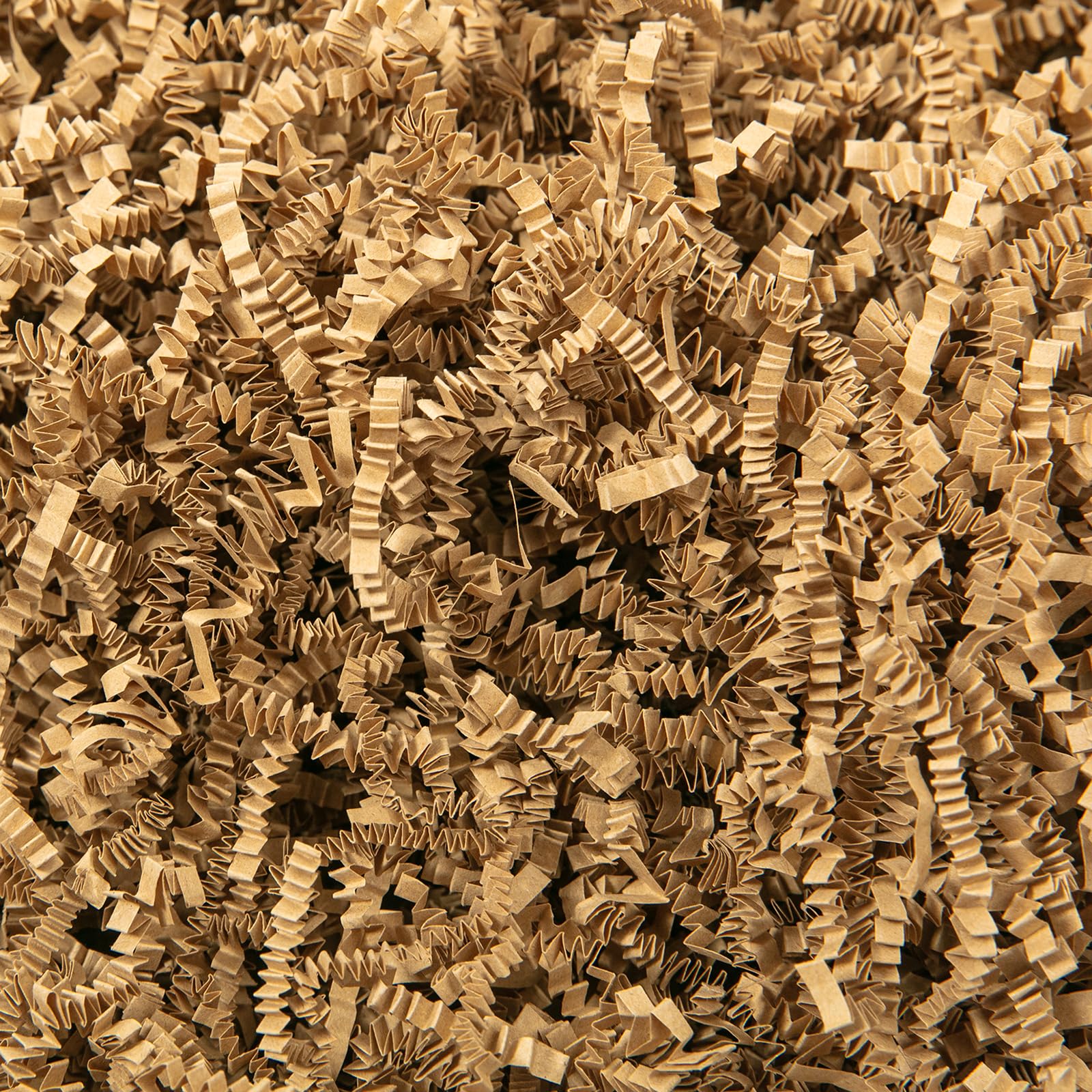 Mefleet 1/2 LB Crinkle Paper Filler 8 oz Brown Shredded Paper for Gift Box | Gif