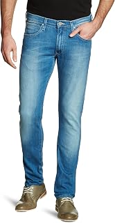 Lee Men's Luke Slim Tape Jeans 32W/32L (Brand Size: 32/32) Saddle Up