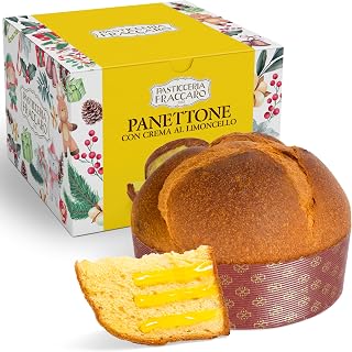 Limoncello Panettone Italian Cake (26.4 Oz - 750 gr) Premium Quality Italian Panettone Crafted with a 3-Day Process Including 48 Hours of Natural Sourdough Leavening – Authentic Italian Taste