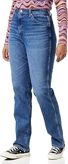 Wrangler Women's Mom Straight Jeans