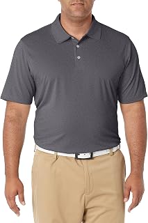 Amazon Essentials Men's Regular Fit Golf Polo Shirt, Moisture-Wicking Quick Dry, Recycled Polyester, Short Sleeve
