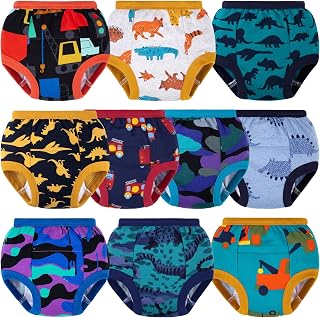 BIG ELEPHANT Toddler Potty Training Underwear, Cotton Training Pants