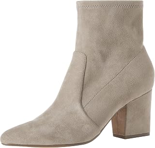 Amazon Essentials Women's Fitted Stretch Ankle Heel Boots with Pointed Toe
