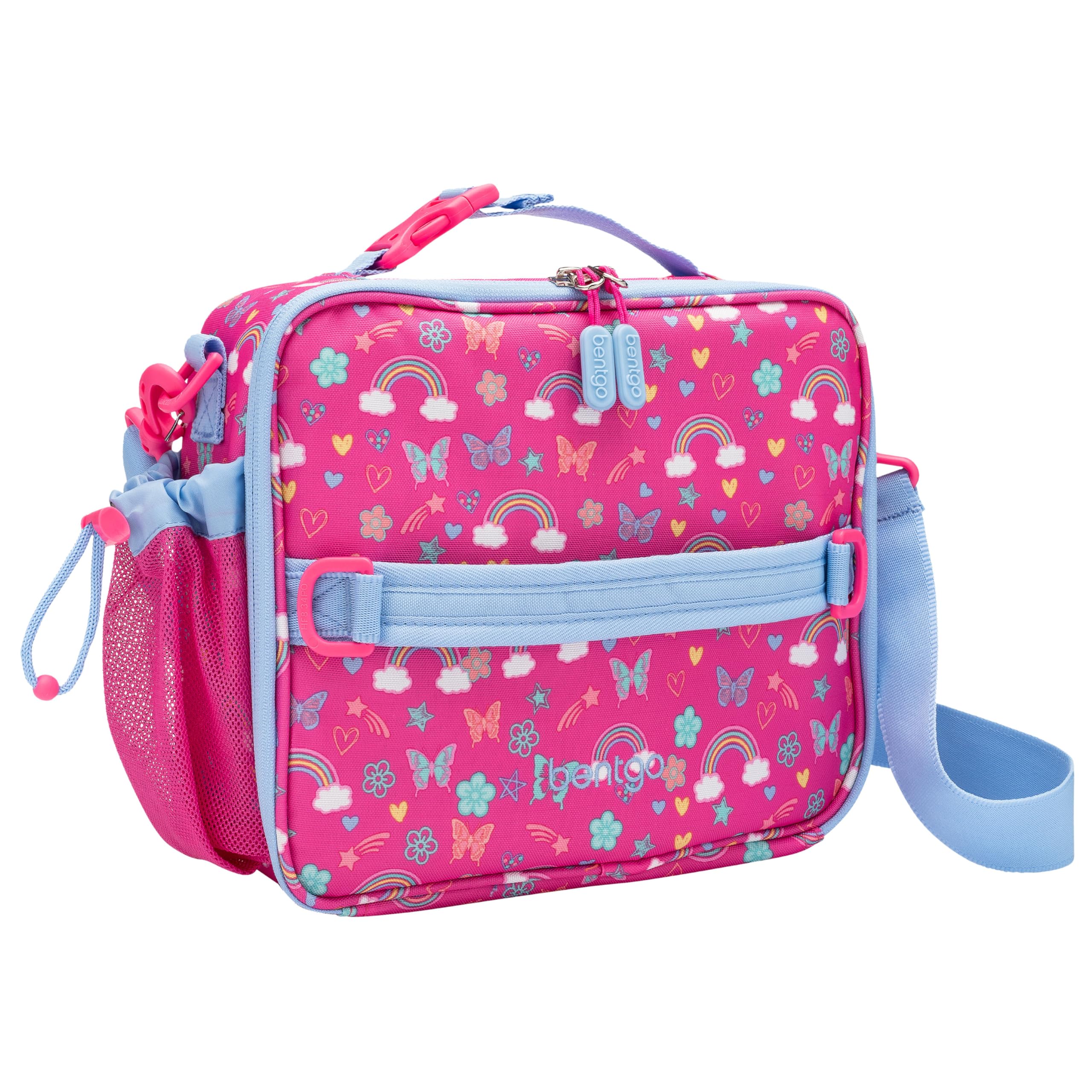 Bentgo Kids Prints Double-Insulated Reusable Lunch Bag | For Kids 3+, Adjustable