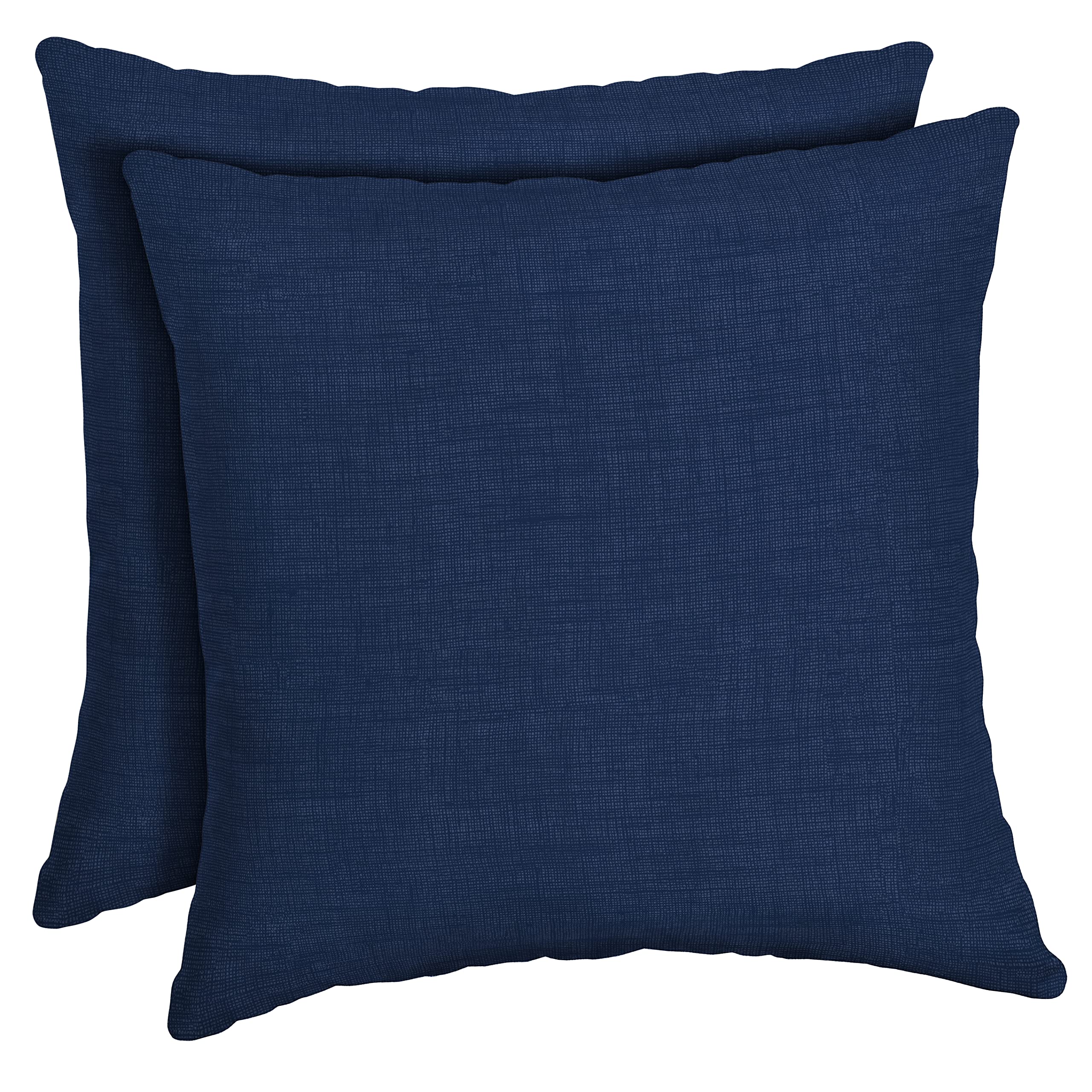 ARDEN Outdoor Toss Pillow, 2-Pack, 16x16, Sapphire Blue | Indoor/Outdoor Décor, 