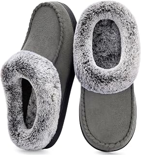 ULTRAIDEAS Women's Memory Foam Hard Bottom House Slippers