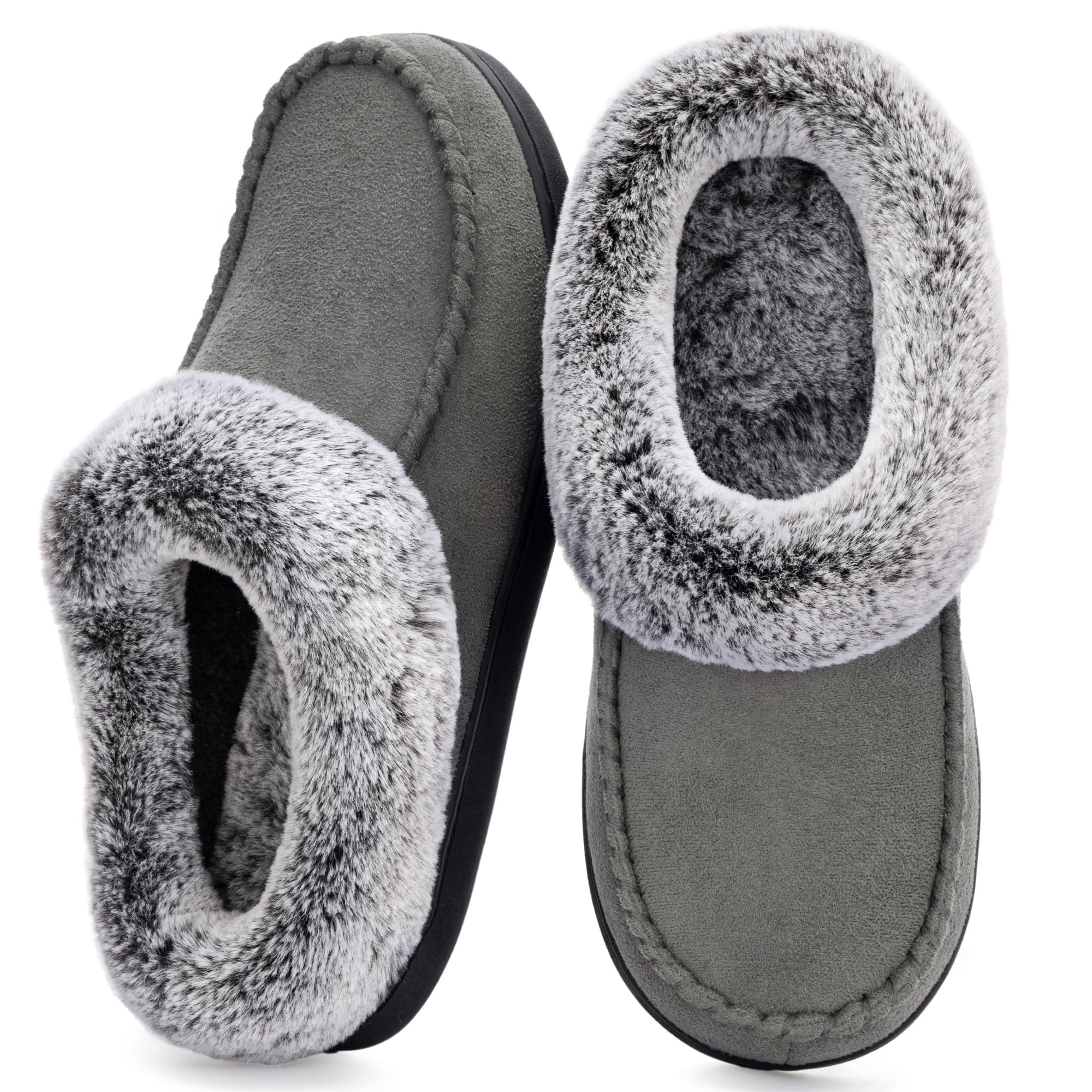 ULTRAIDEAS Women's Memory Foam Hard Bottom House Slippers