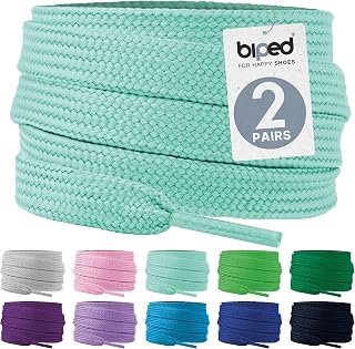 biped LACES 2 pairs flat shoelaces, tear-resistant laces 10 mm wide