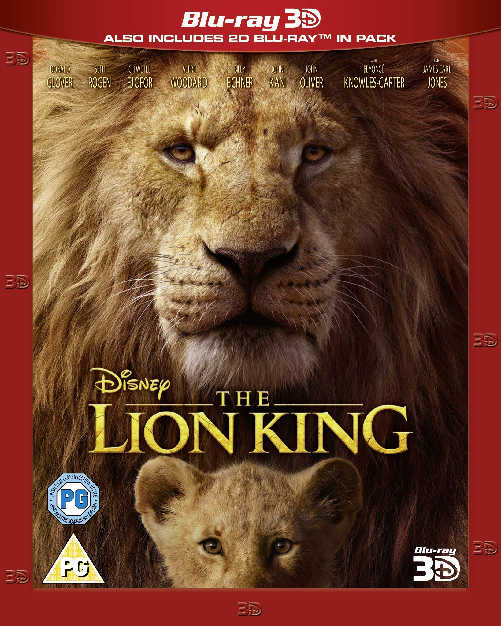 Disney's The Lion King [Blu-ray 3D] [2019] [Region Free]
