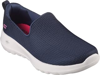 Skechers Performance Go-Walk 124637 Aurora Navy White Slip-On for Women in Blue Fabric