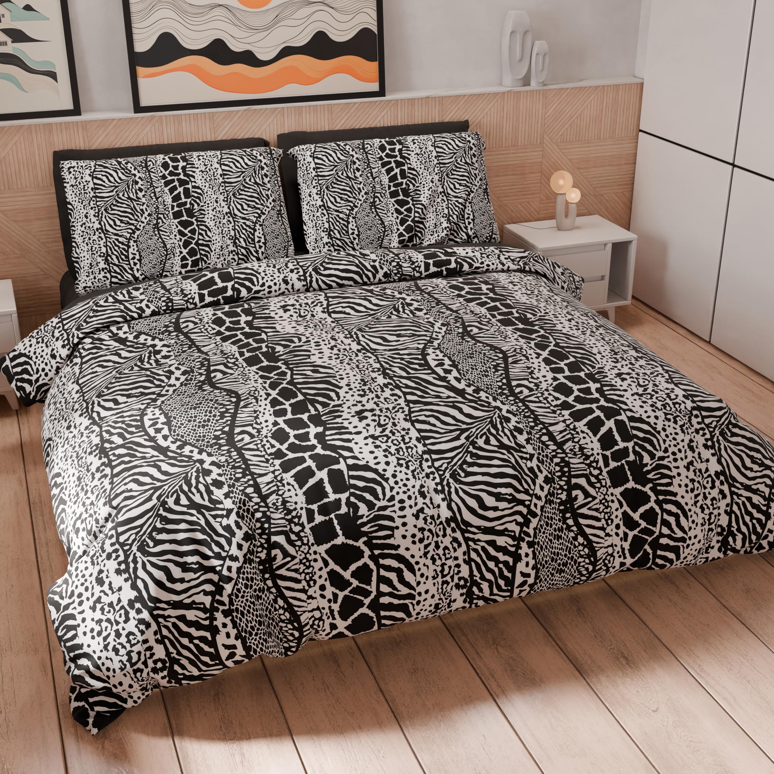 PETTI Artigiani Italiani - Double Duvet Cover Set 200 x 220 cm (2 Pillowcases 80