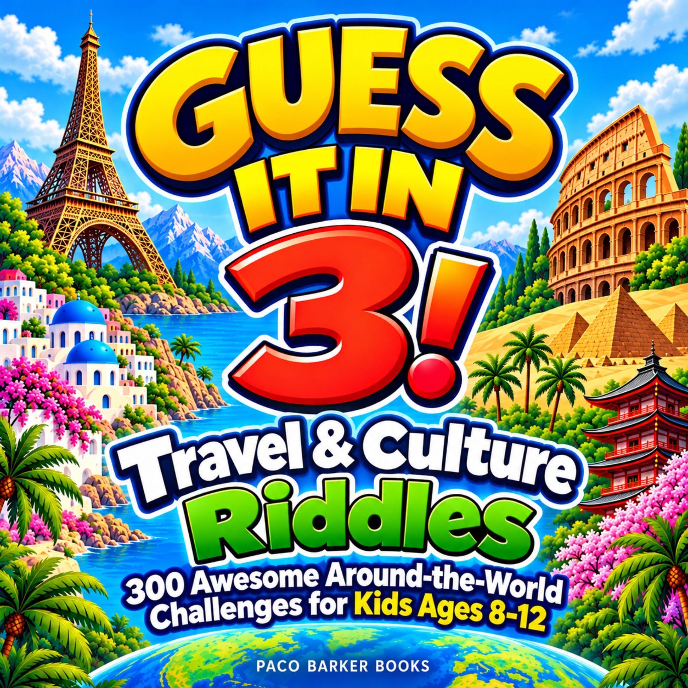 Guess It in 3! Travel & Culture Riddles: 300 Awesome Around-the-World Challenges