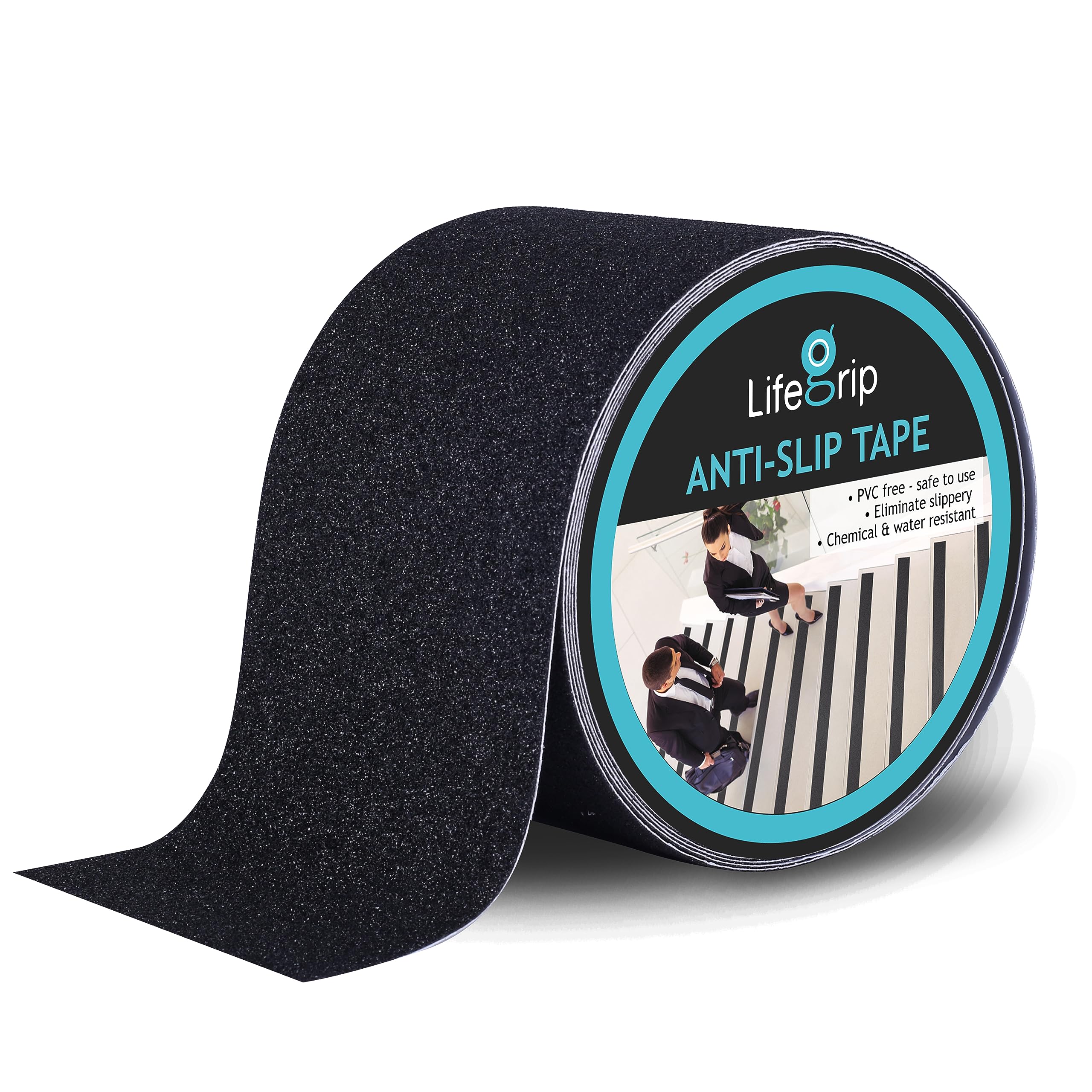 Lifegrip Anti Slip Traction Tape, 4 Inch x 38 Foot - Best Grip, Friction, Abrasi