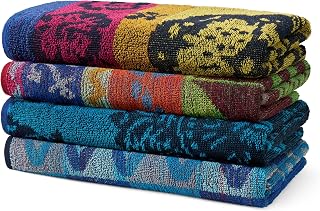 BEN KAUFMAN SALES CO Terry Beach & Pool Towel - Large Cotton Towels for Bath, Gym & More - Soft, Absorbent & Oversized Beach Towel Bundle - Multipack with Assorted Colors - 30” x 60” - Pack of 4