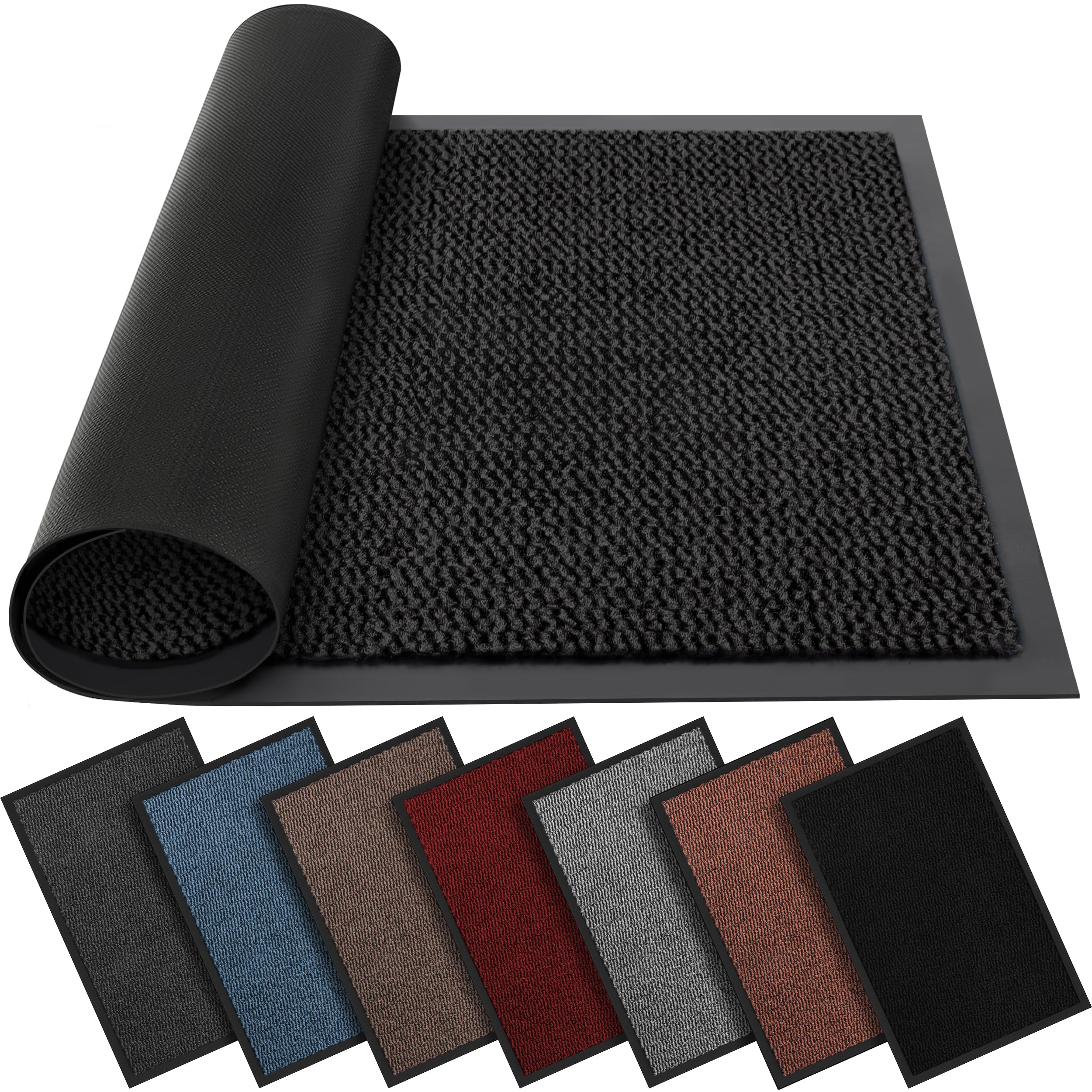 BLADO Washable Door Mats Indoor & Outdoor - Non-Slippery Heavy Duty - Stylish & 