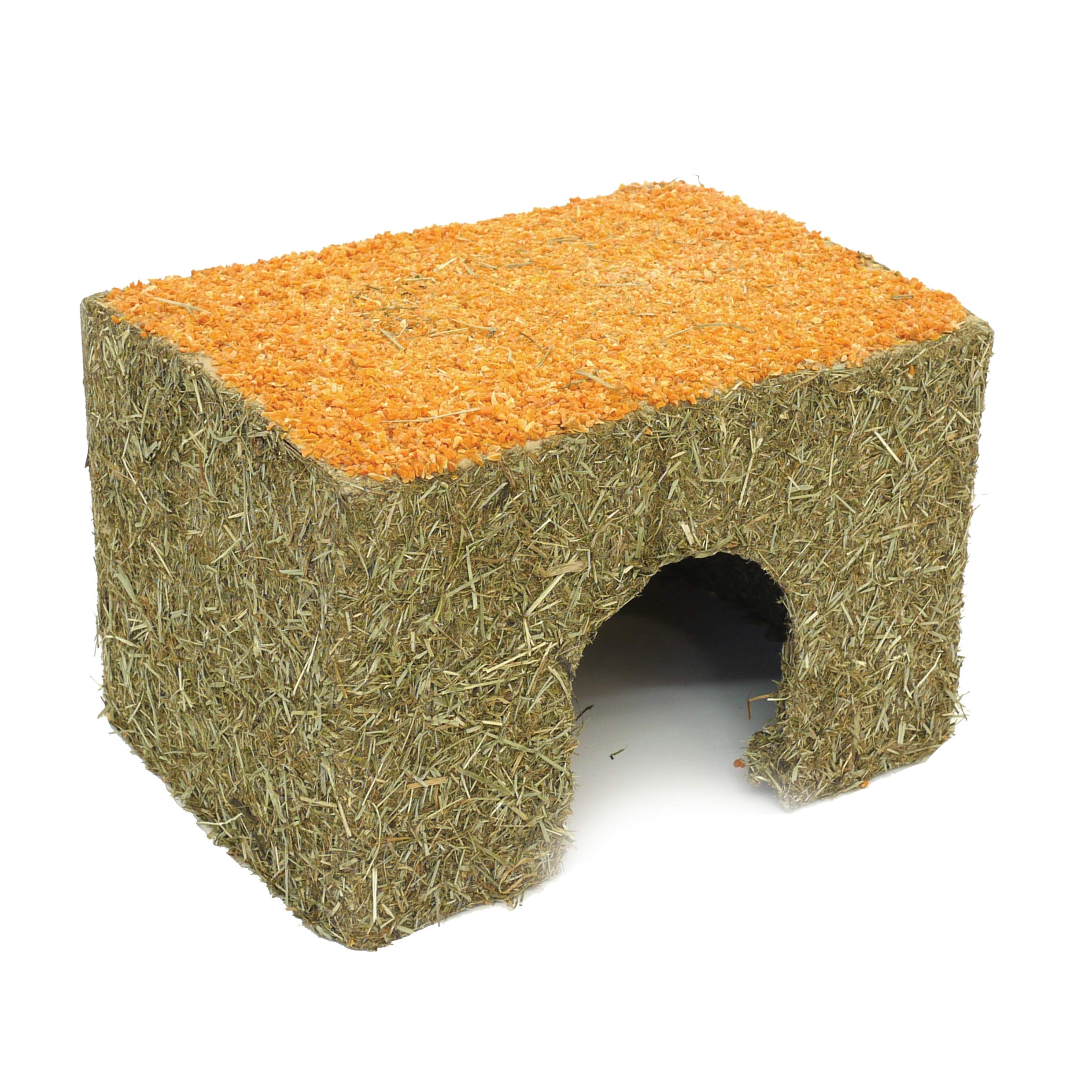 Rosewood Naturals Medium Carrot Cottage for Small Animals - Edible Toy, Hay Hous