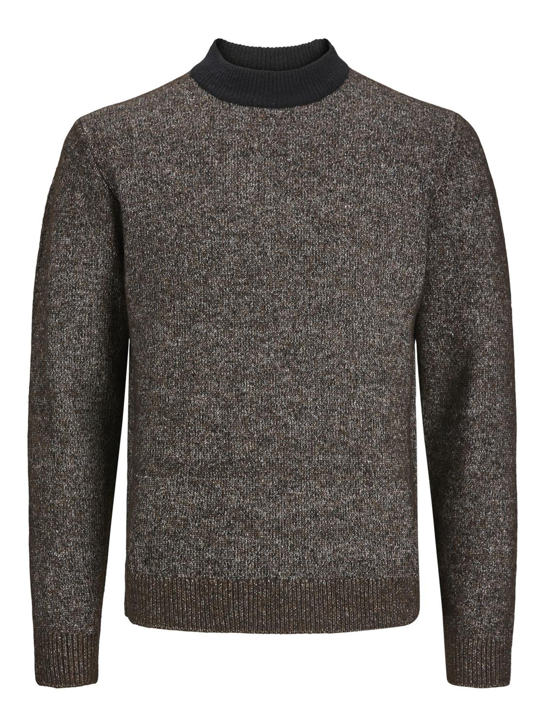 JACK & JONES Jcospace Men's Knit Mock Neck SN Knitted Sweater