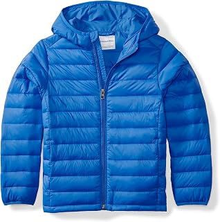 Amazon Essentials , Boy's Hooded Jacket, Blue (royal blue), Small