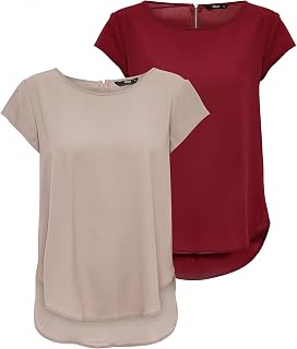 Women's Onlvic S/S Solid Top Noos Ptm T-Shirt