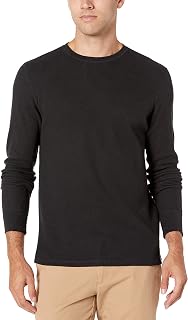 Amazon Essentials Men's Long Sleeve Slim-Fit Waffle Thermal Shirt with Ribbed Trim