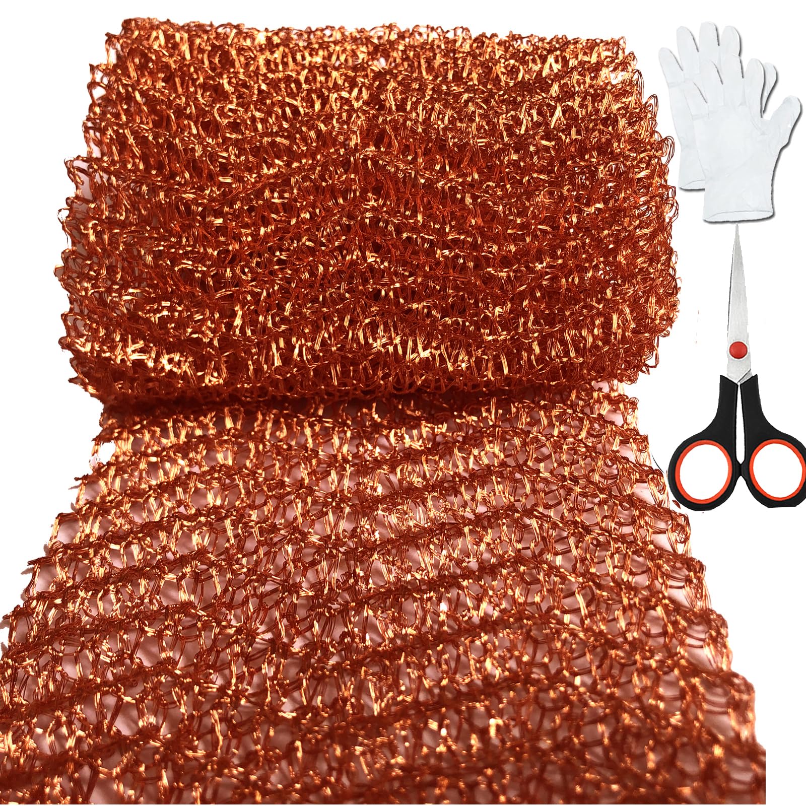 Copper Mesh Rodent Control Rodent Mesh Sturdy Pure Copper Stuff-fit Wire Mesh fo