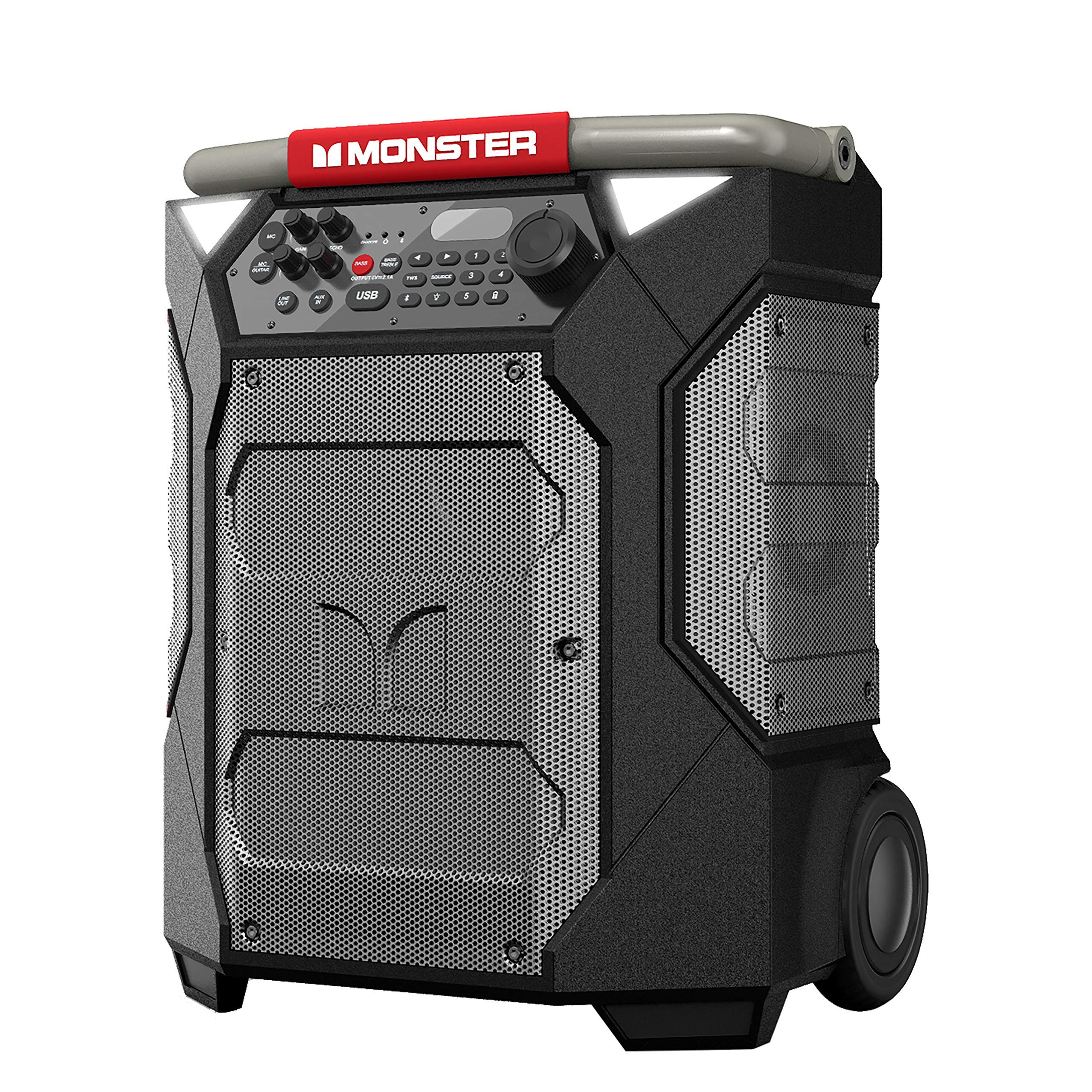 Monster Rockin' Roller 270 Portable Indoor/Outdoor Wireless Speaker, 200 Watts, 