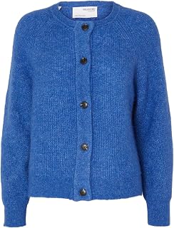 SELECTED FEMME Slflulu Ls Knit Short Cardigan B Noos