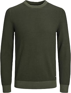 Jack & Jones Men's Jjeglobe Knit Crew Neck Noos Knitted Jumper