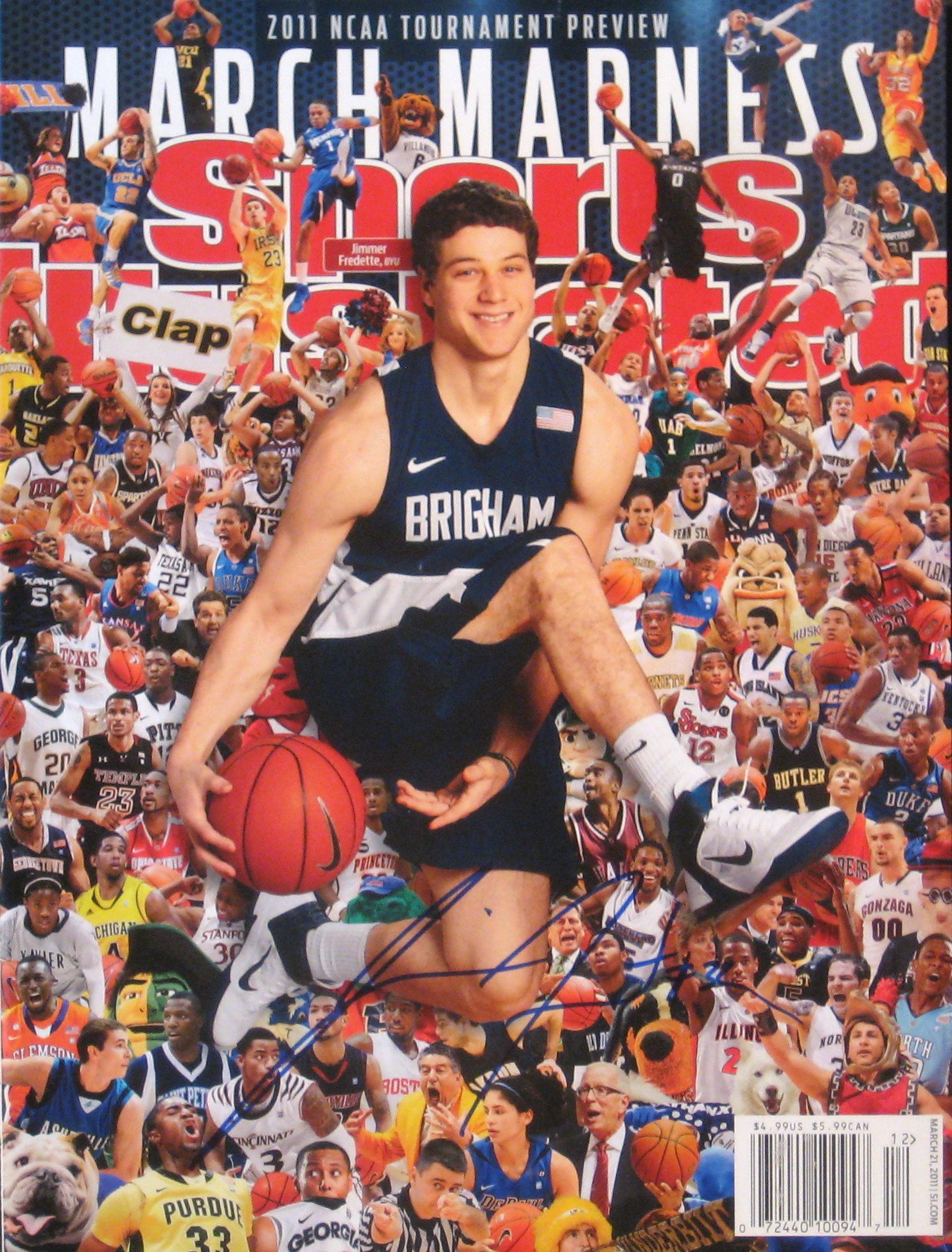 Fredette, Jimmer 3/21/11 autographed magazine