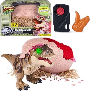 Primal Hatch Jurassic World Interactive T-Rex Toy Dinosaur Egg
