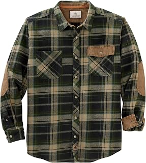 Legendary Whitetails Mens Harbor Heavyweight Flannel Shirt