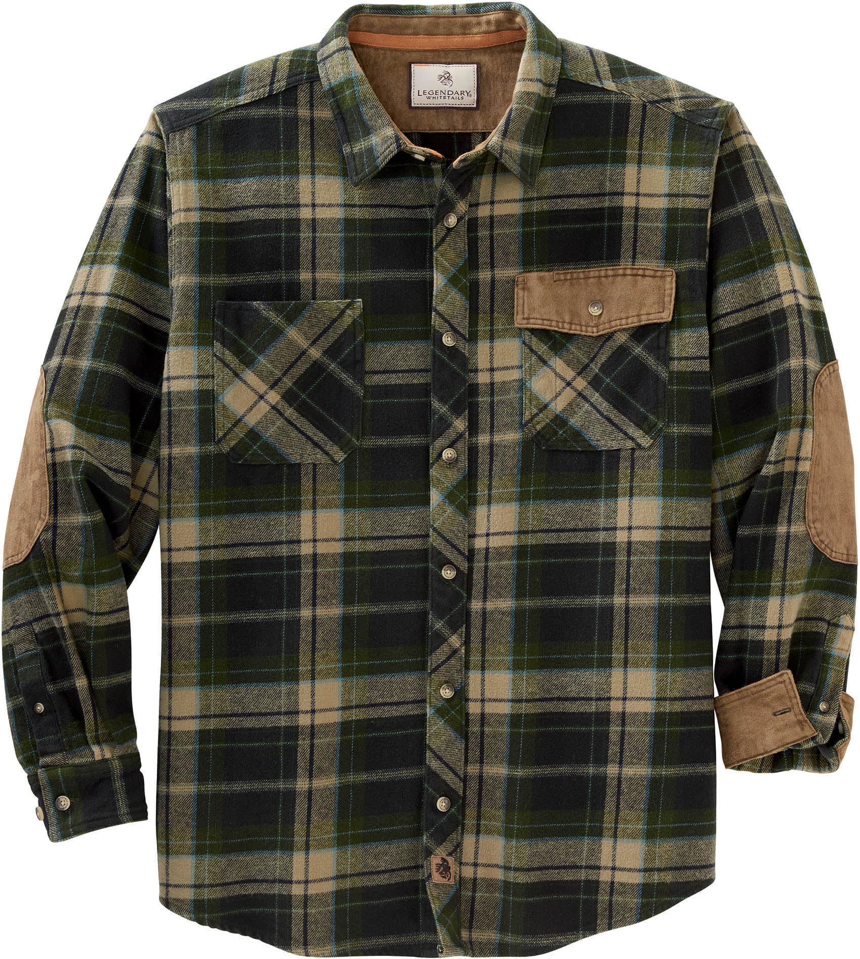 Legendary Whitetails Mens Harbor Heavyweight Flannel Shirt
