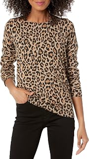 Amazon Essentials Women's Lightweight Crew Neck Long Sleeve Sweater (Plus Size Available)
