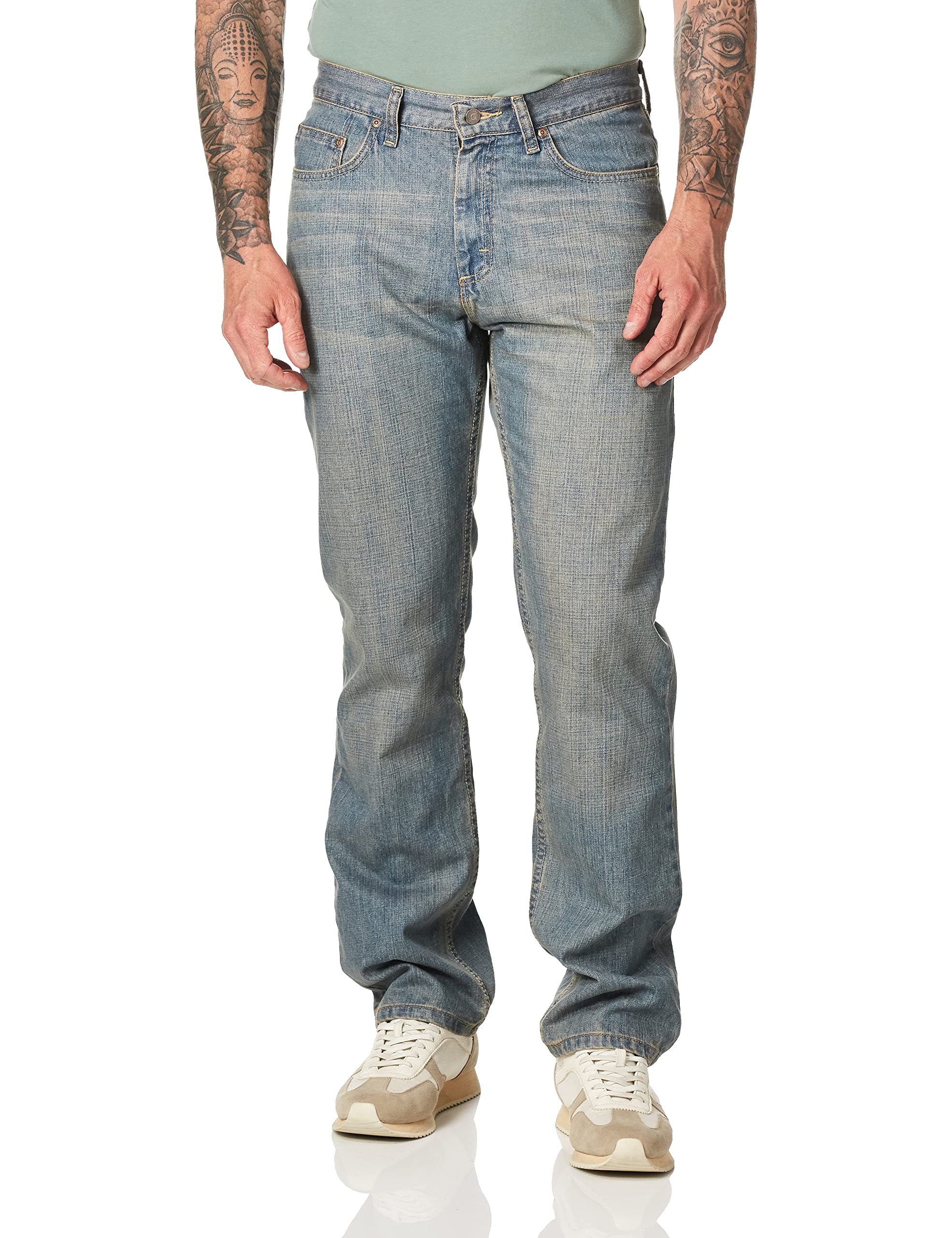 LEE Men's Straight Premium Select Jeans with Straight Leg and Loose Fit